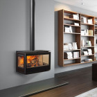 Salamandra a Lenha Habit 93 TC + T C/ Kit de Ventilação - Rocal